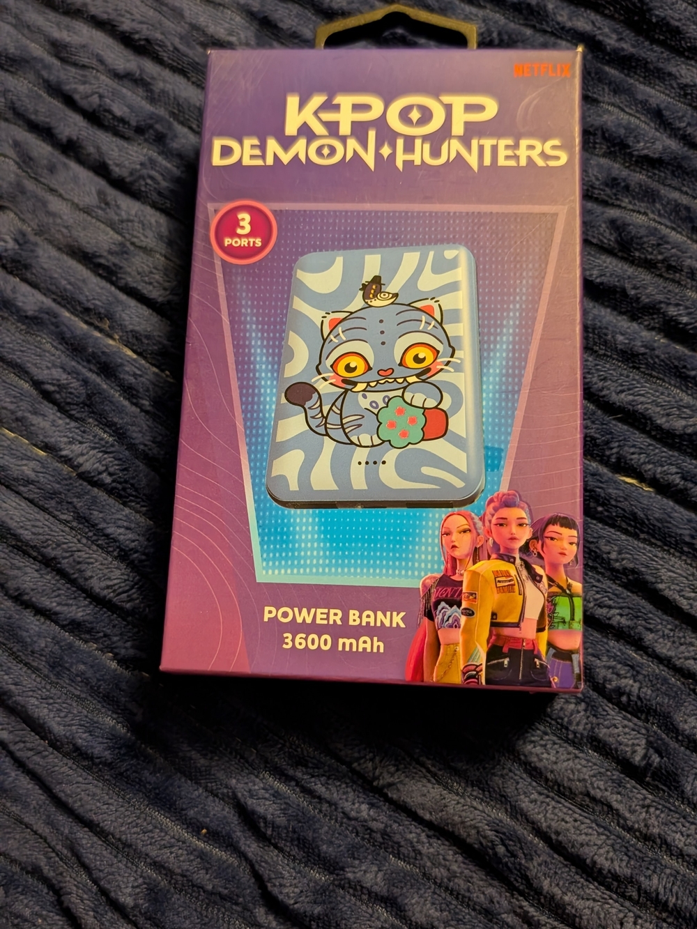 Netflix K-Pop Demon Hunters Blue  Derby Power Bank
